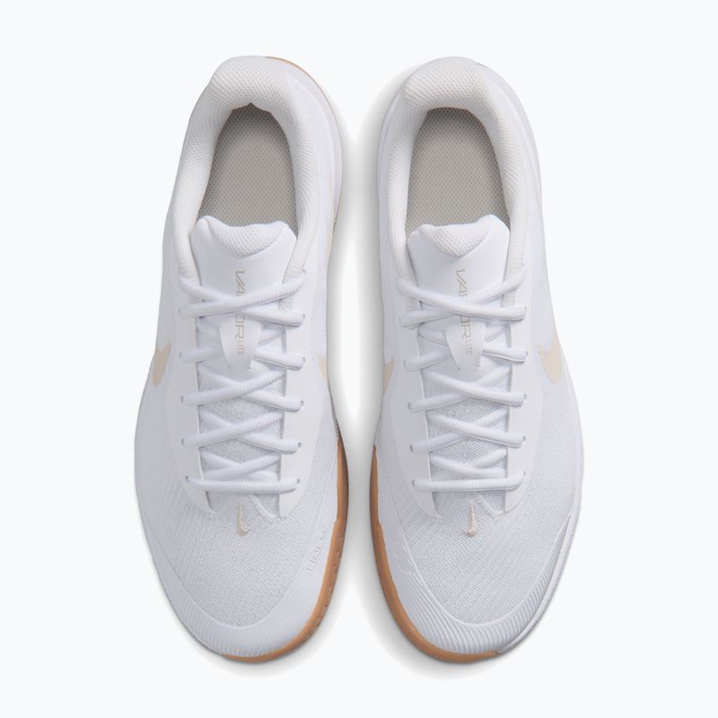 Pánske tenisové topánky Nike Vapor Lite 3 White/Summit White/Light Orewood Brown 5