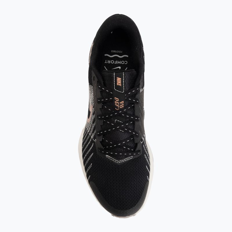 Dámske bežecké topánky Nike Run Defy black/sail/phantom/metallic rose gold 5