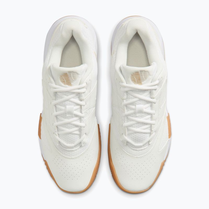 Pánske tenisové topánky Nike Court Lite 4 White/Summit White/Linen/Light Orewood Brown 5
