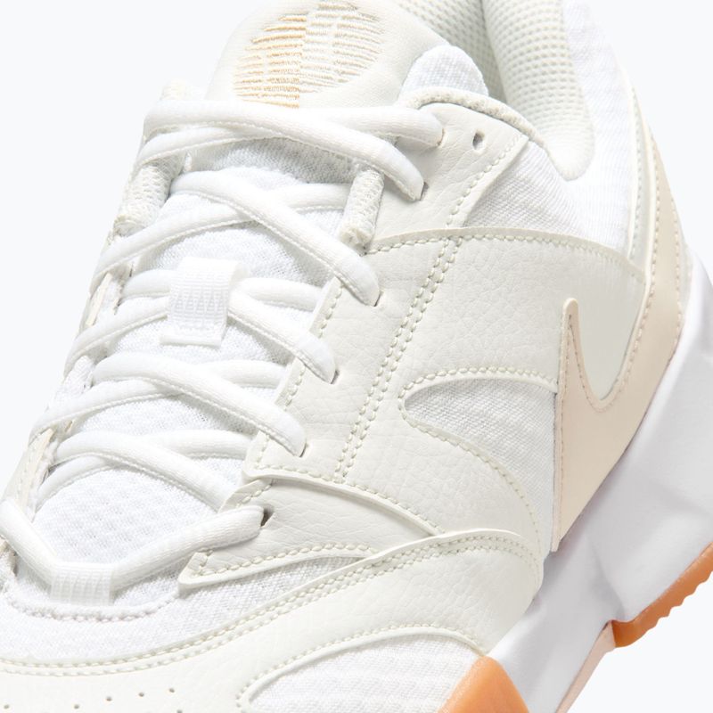 Pánske tenisové topánky Nike Court Lite 4 White/Summit White/Linen/Light Orewood Brown 7