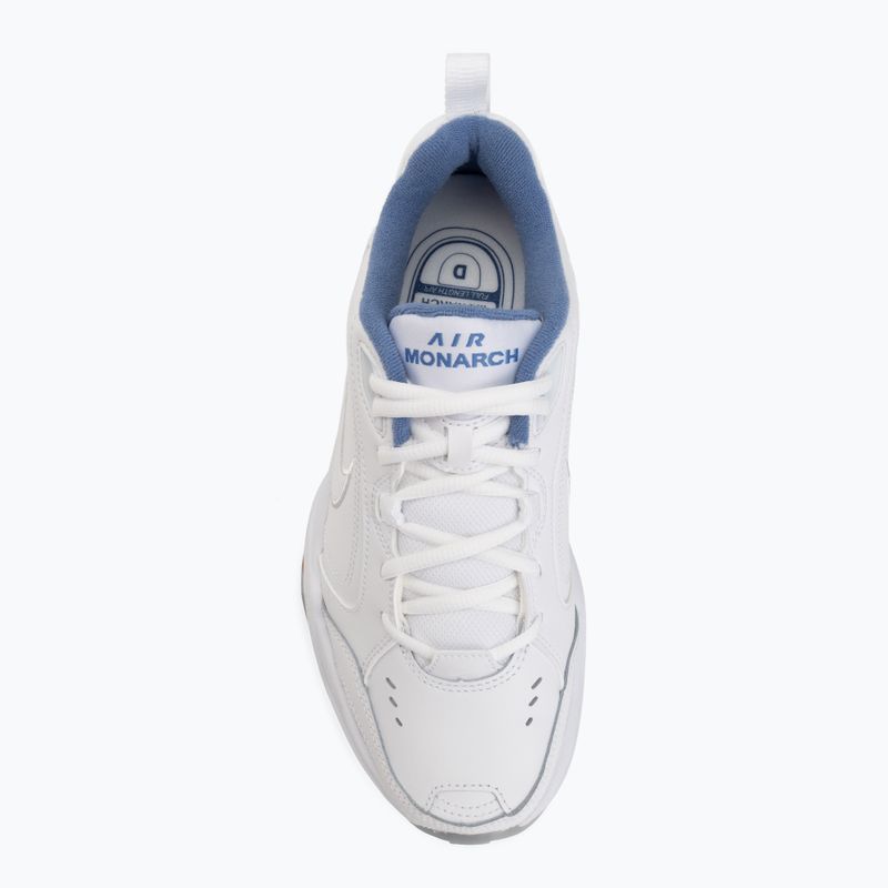 Pánske tréningové topánky Nike Air Monarch IV white/indigo storm/gum light brown/white 5