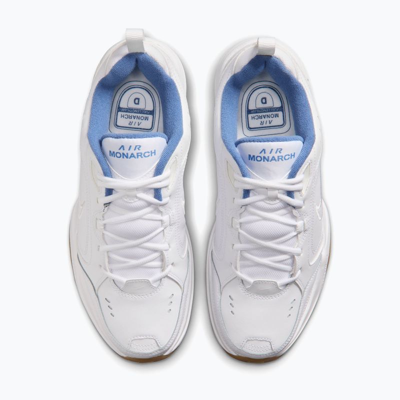 Pánske tréningové topánky Nike Air Monarch IV white/indigo storm/gum light brown/white 4