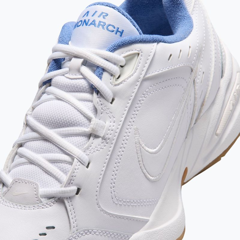 Pánske tréningové topánky Nike Air Monarch IV white/indigo storm/gum light brown/white 5