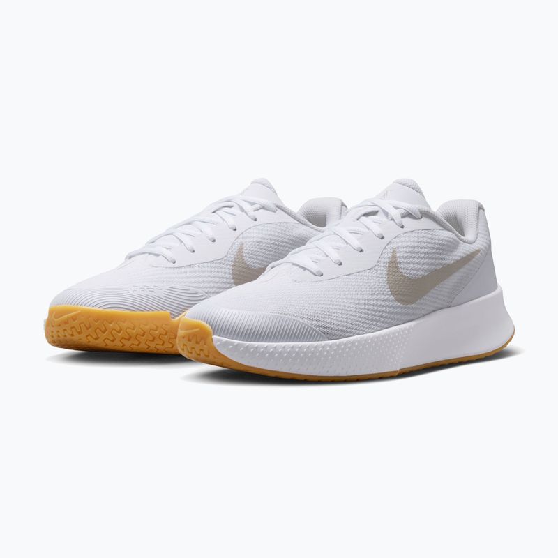 Dámske tenisové topánky Nike Vapor Lite 3 White/Summit White/Light Orewood Brown 3