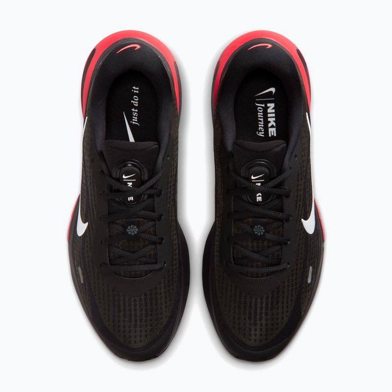 Pánske bežecké topánky Nike Journey Run black/dark smoke grey/red orbit/white 5