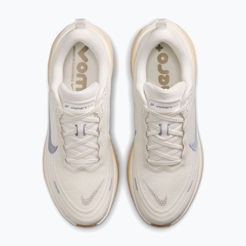 Pánske bežecké topánky Nike Vomero Plus sail/coconut milk/metallic silver 4