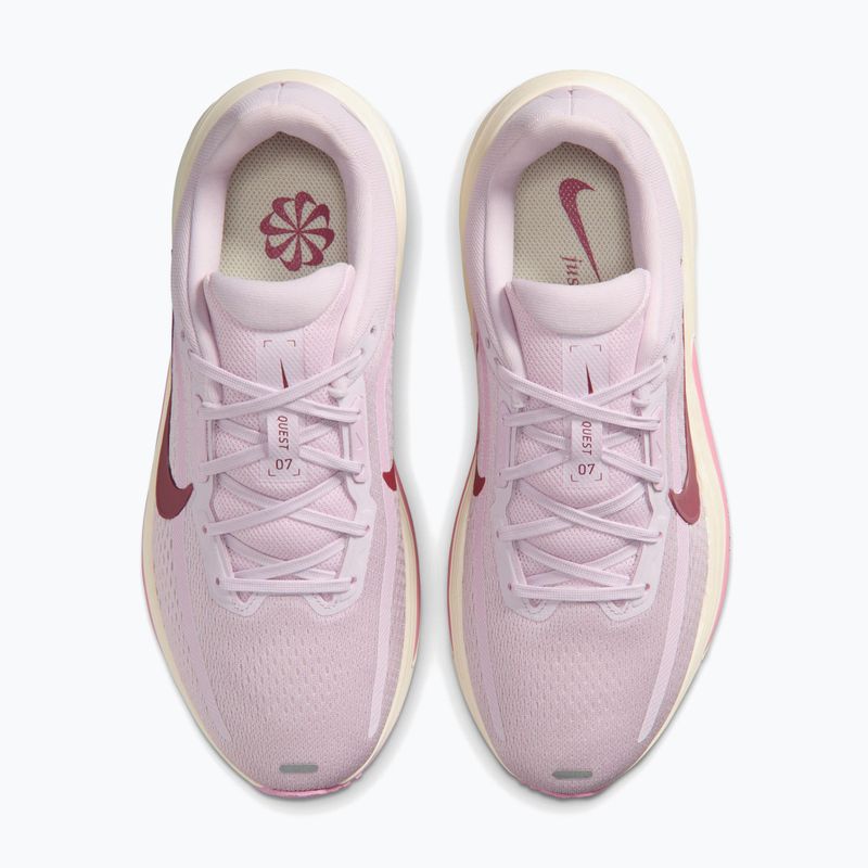 Dámske bežecké topánky Nike Quest 7 bleached lilac/sail/pink rise/pink smoke 5