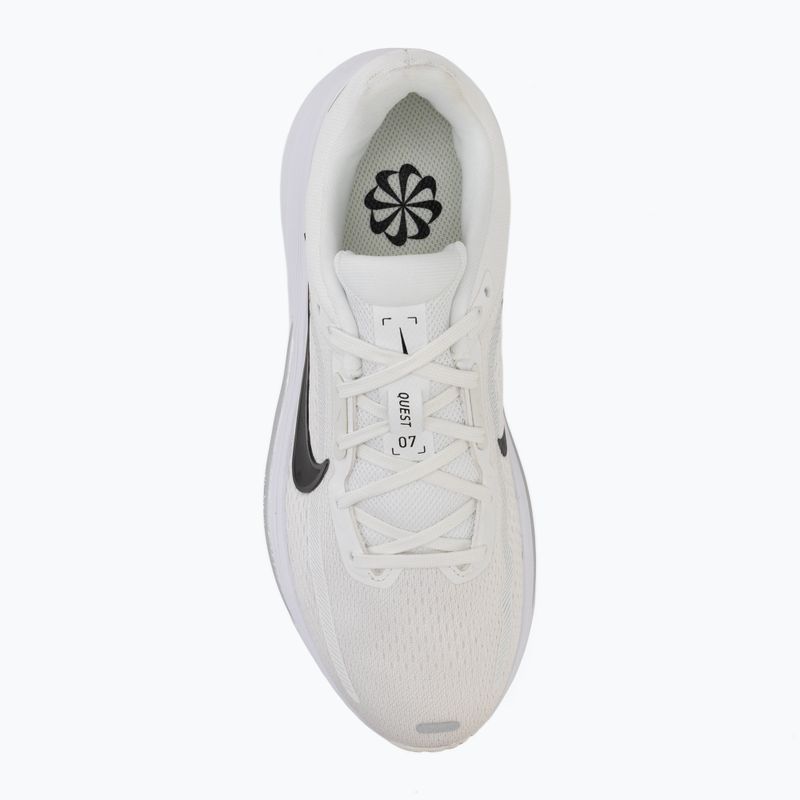 Dámske bežecké topánky Nike Quest 7 summit white/white/metallic silver/black 5