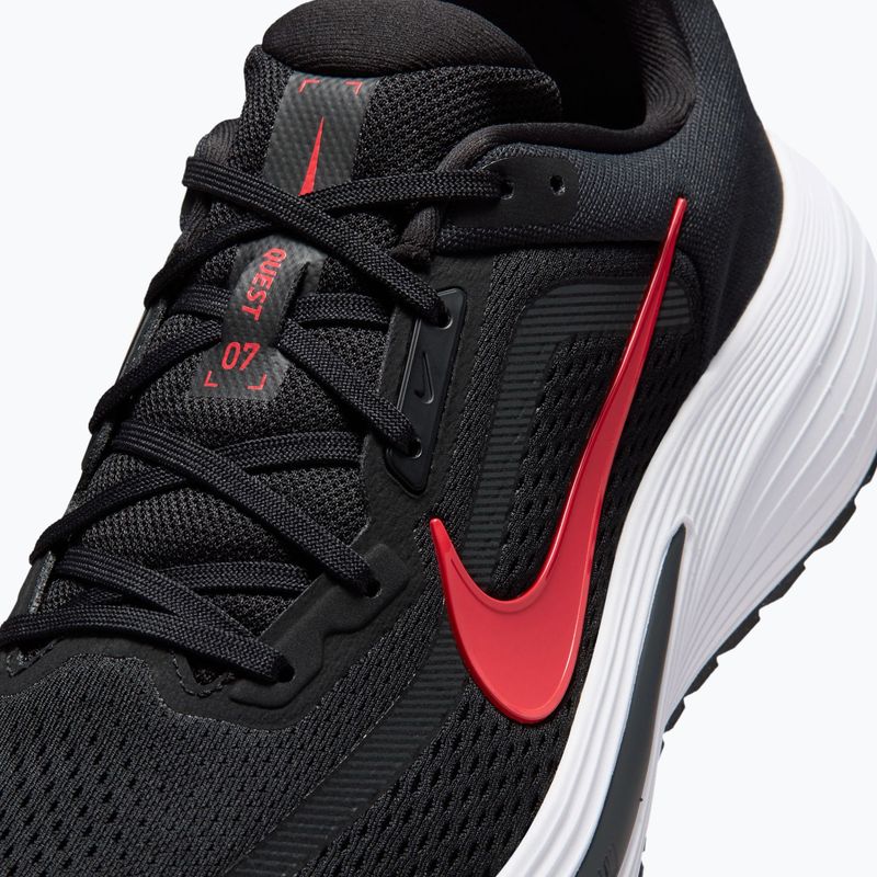 Pánske bežecké topánky Nike Quest 7 black/white/anthracite/red orbit 7
