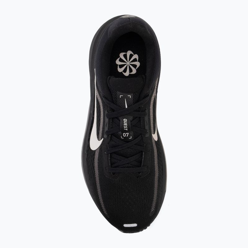 Dámske bežecké topánky Nike Quest 7 black/taupe haze/silt red 5