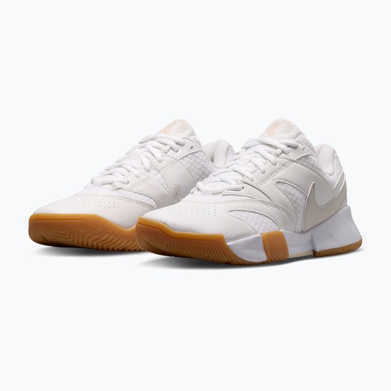 Dámske tenisové topánky Nike Court Lite 4 White/Summit White/Linen/Light Orewood Brown 3