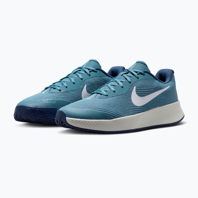 Pánske tenisové topánky Nike Vapor Lite 3 Clay smokey blue/light bone/new slate/white 3