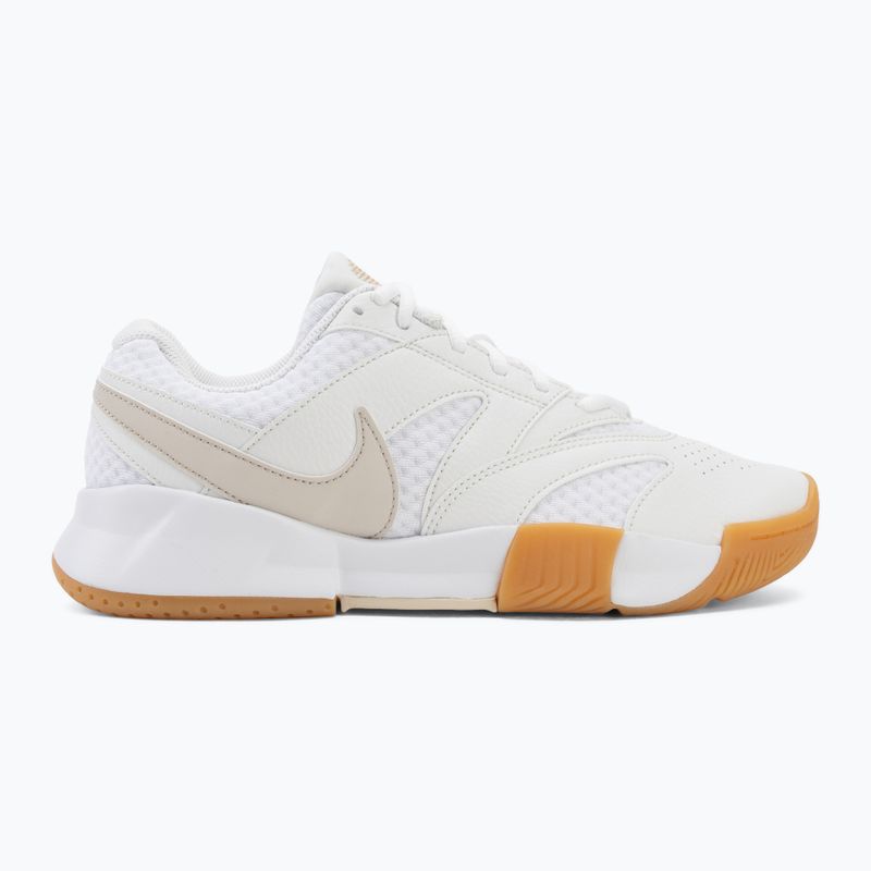 Dámske tenisové topánky Nike Court Lite 4 White/Summit White/Linen/Light Orewood Brown 2