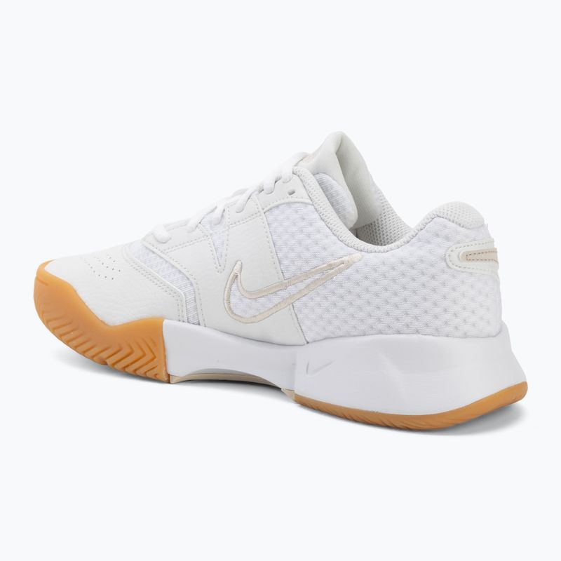 Dámske tenisové topánky Nike Court Lite 4 White/Summit White/Linen/Light Orewood Brown 3