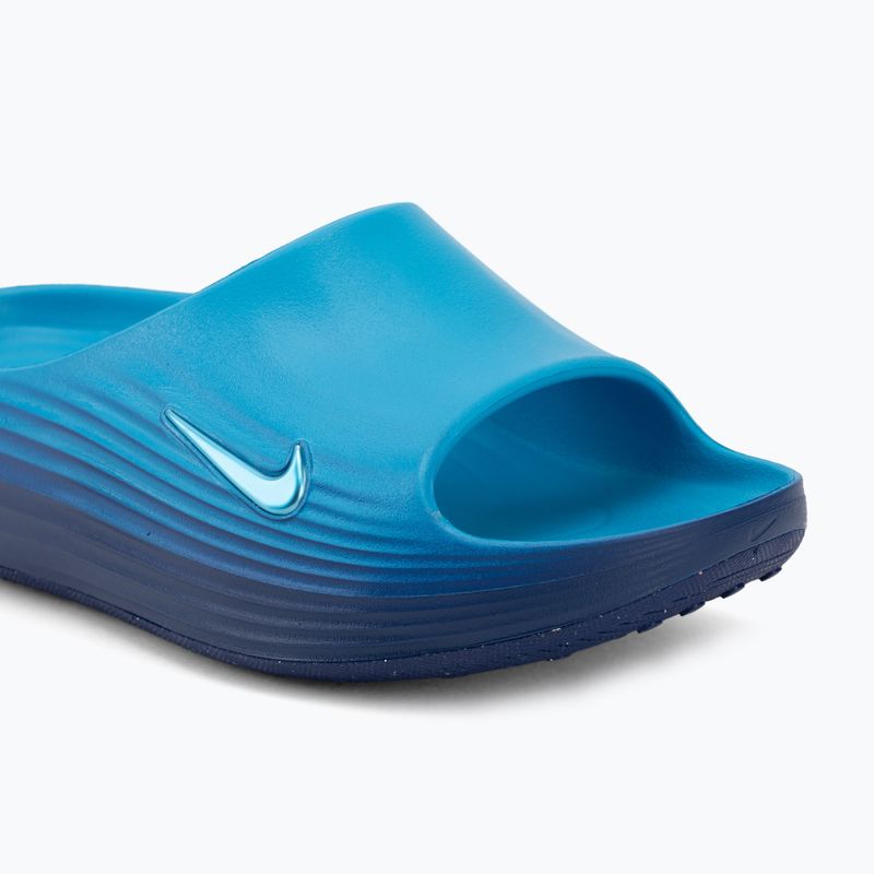Pánske šľapky Nike ReactX Rejuven8 light current blue/light current blue 7