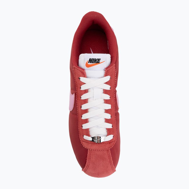 Dámske topánky Nike Cortez Textile tough red/white/safety orange/light magenta 5
