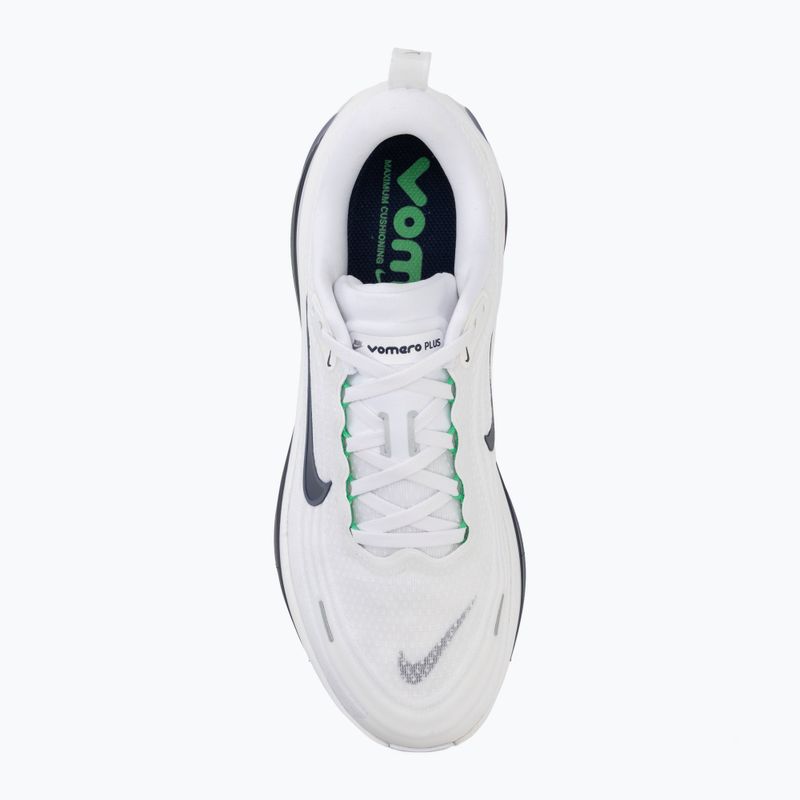 Pánske bežecké topánky Nike Vomero Plus white/green spark/midnight navy 5