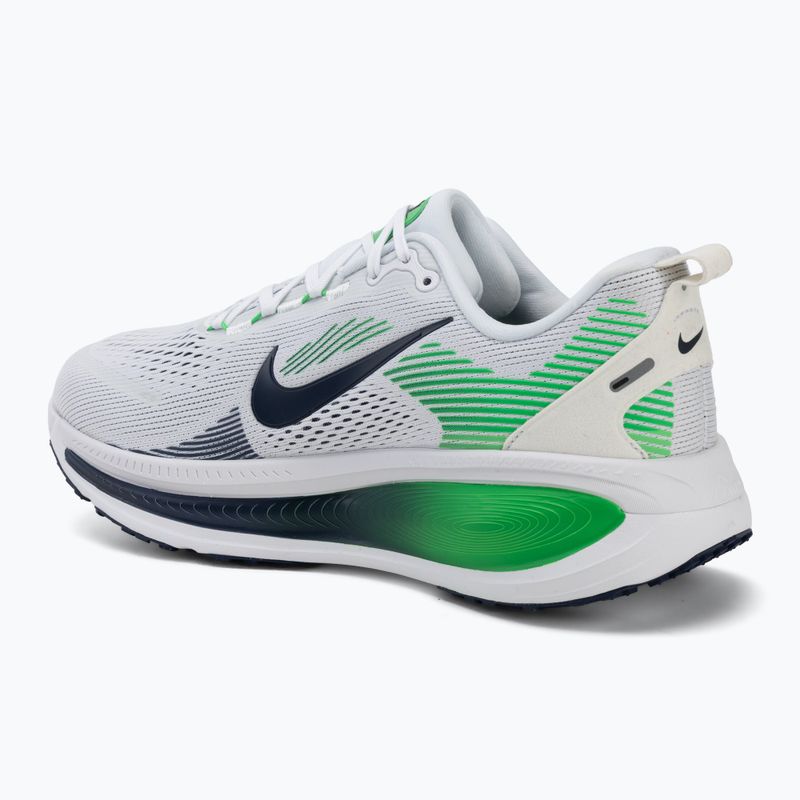 Pánske bežecké topánky Nike Vomero 18 white/green spark/midnight navy 3