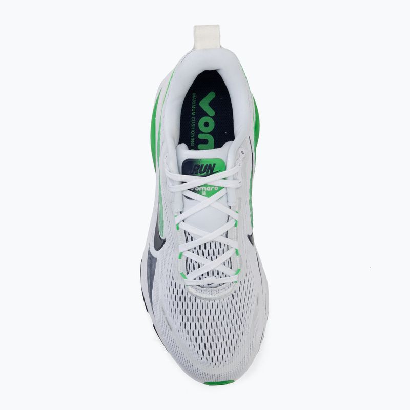 Pánske bežecké topánky Nike Vomero 18 white/green spark/midnight navy 5