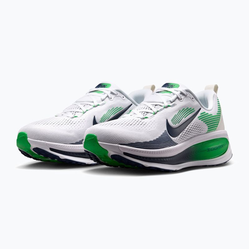 Pánske bežecké topánky Nike Vomero 18 white/green spark/midnight navy 3
