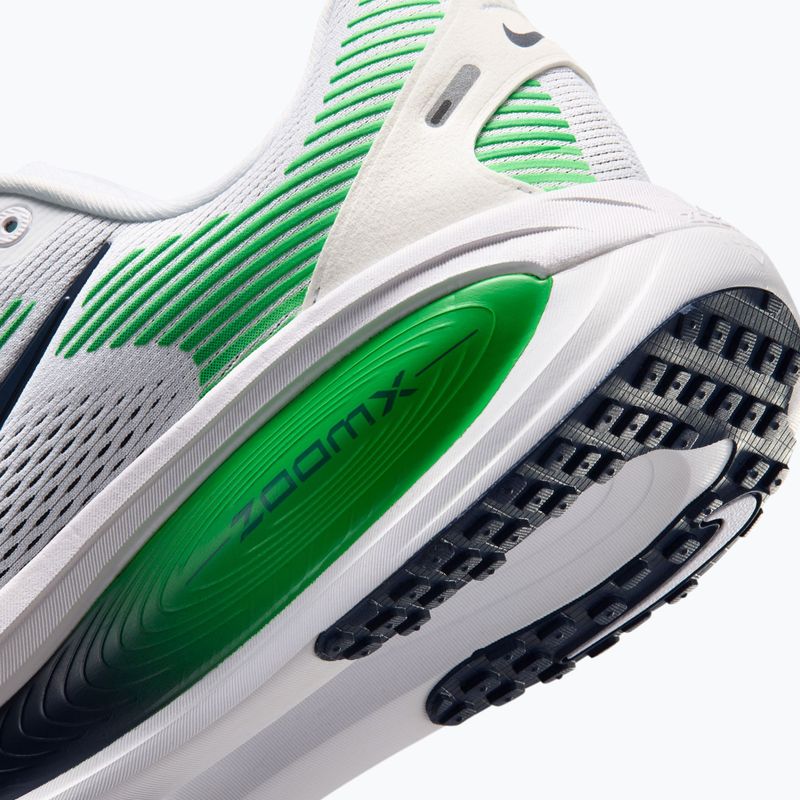 Pánske bežecké topánky Nike Vomero 18 white/green spark/midnight navy 8