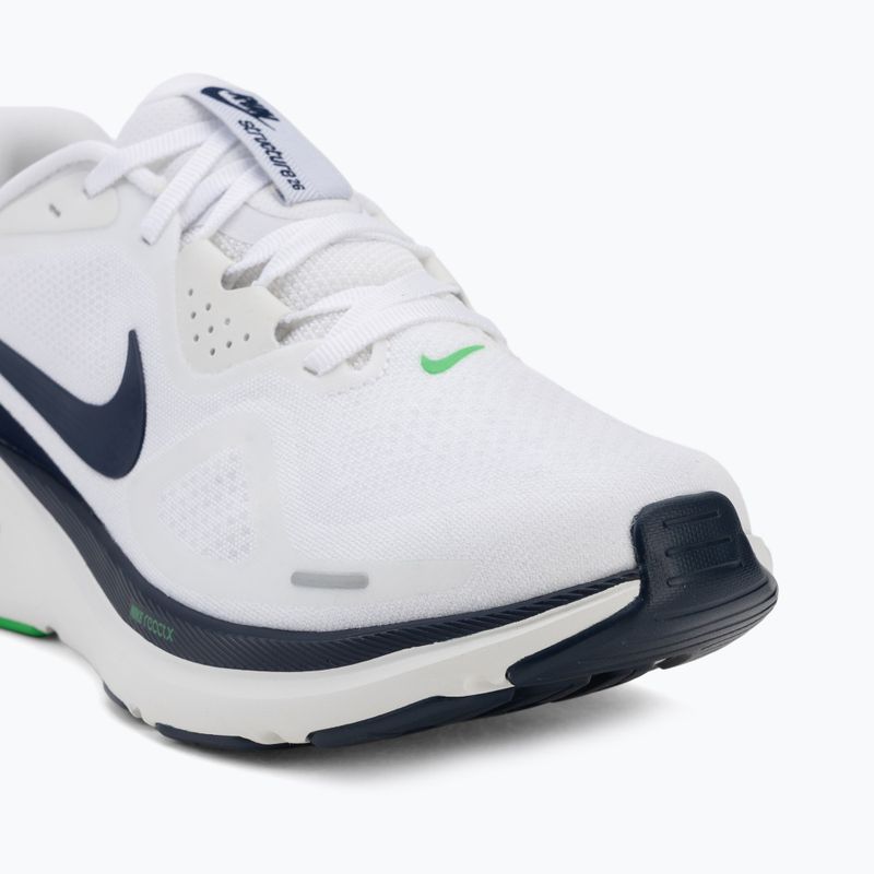 Pánske bežecké topánky Nike Structure 26 white/green spark/midnight navy 7
