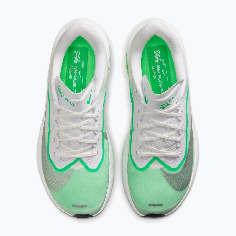 Dámske bežecké topánky Nike Zoom Fly 6 white/illusion green/metallic silver 5