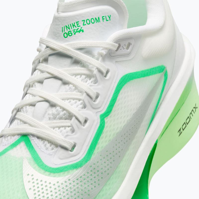 Dámske bežecké topánky Nike Zoom Fly 6 white/illusion green/metallic silver 7