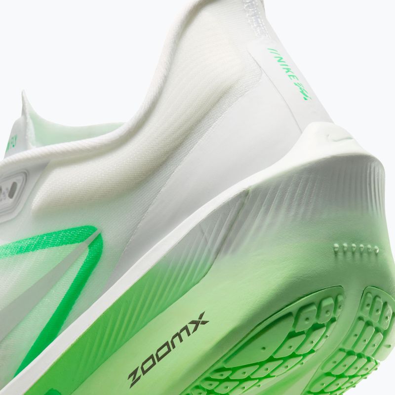 Dámske bežecké topánky Nike Zoom Fly 6 white/illusion green/metallic silver 8