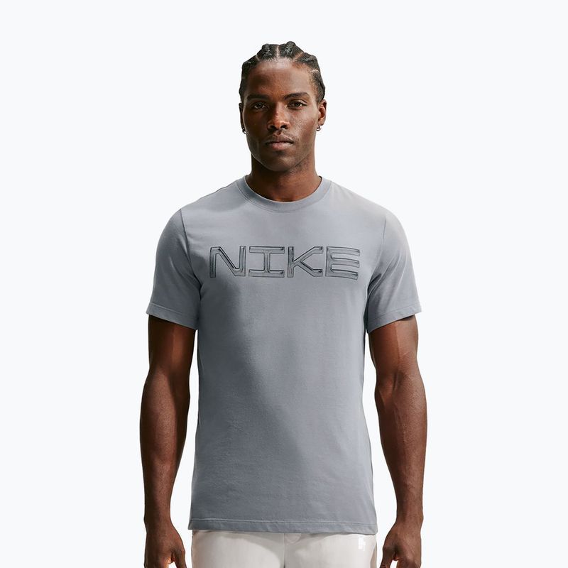 Pánske tréningové tričko Nike Dri-FIT Training T-Shirt smoke grey/black