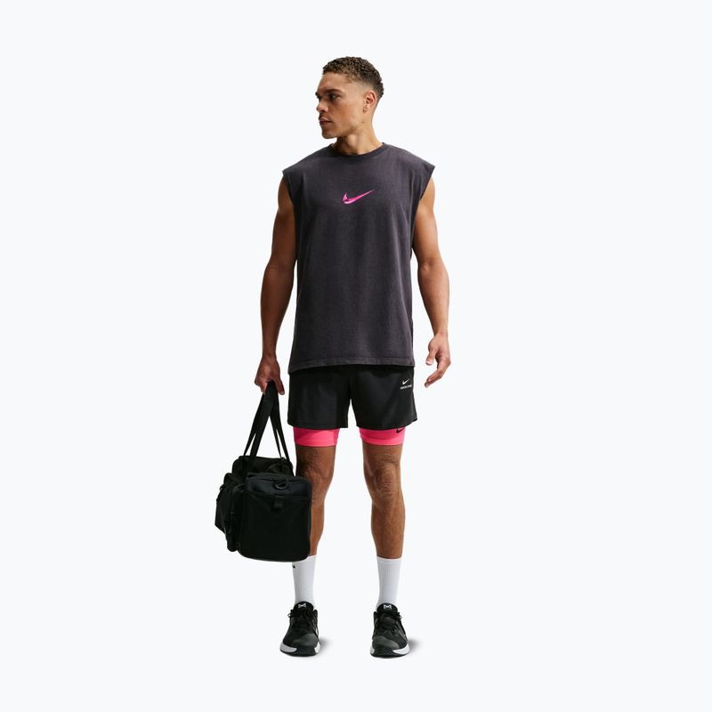 Pánske tréningové tričko Nike Sleeveless T-Shirt black/hyper pink 7