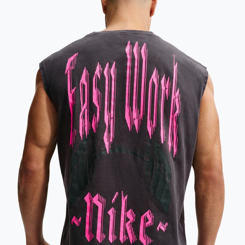 Pánske tréningové tričko Nike Sleeveless T-Shirt black/hyper pink 5