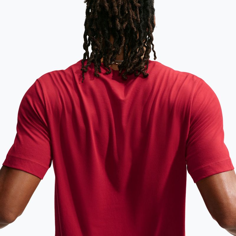 Pánske tréningové tričko Nike Dri-FIT tough red/white 6