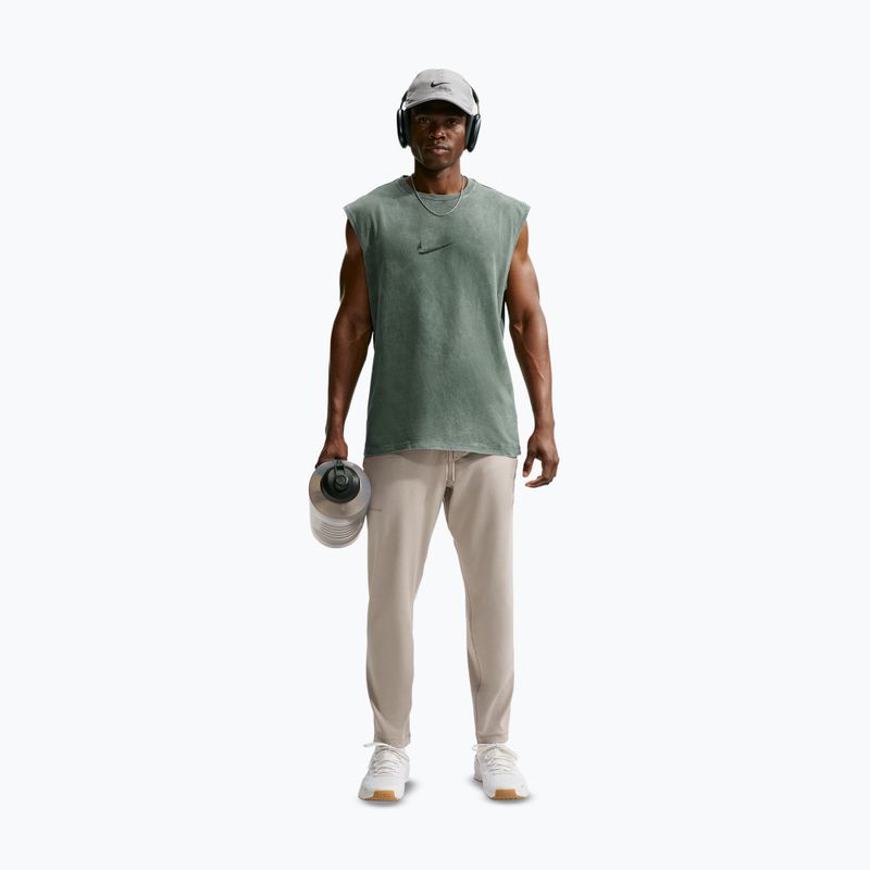 Pánske tréningové tričko Nike Sleeveless T-Shirt camo green/light army 7
