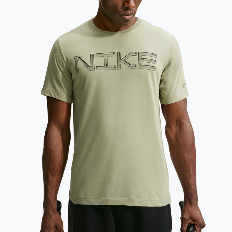 Pánske tréningové tričko Nike Dri-FIT Training T-Shirt dusty olive/black