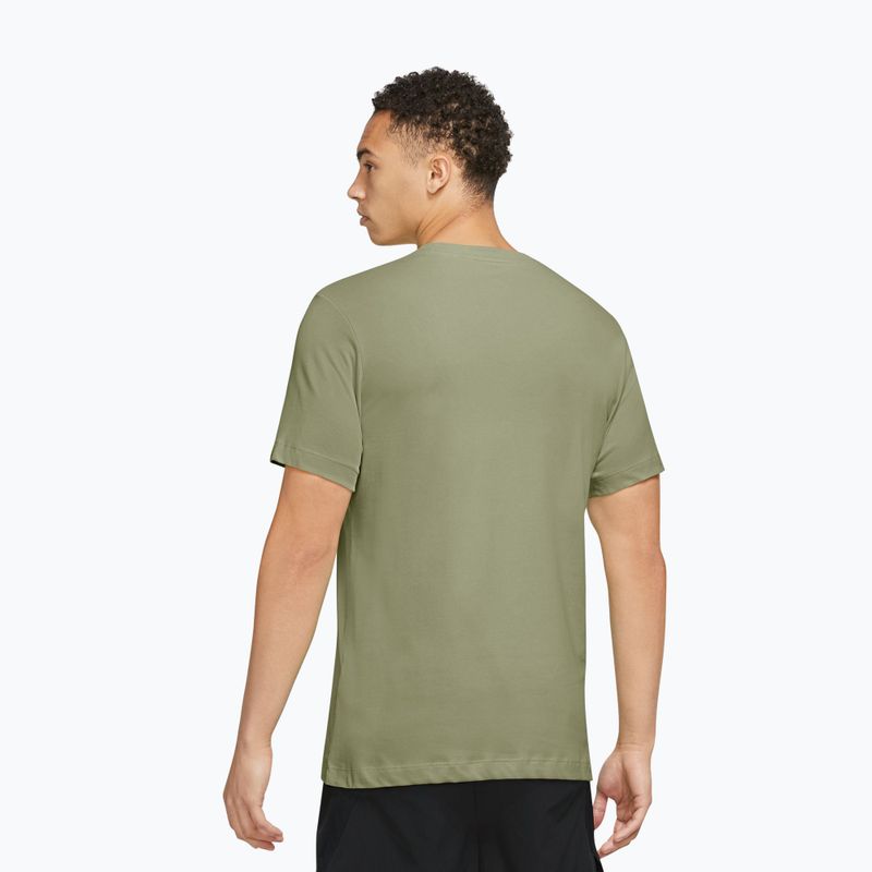 Pánske tréningové tričko Nike Dri-FIT dusty olive/black 2