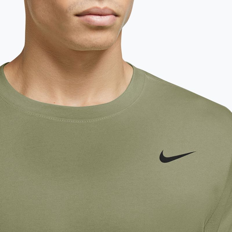 Pánske tréningové tričko Nike Dri-FIT dusty olive/black 3