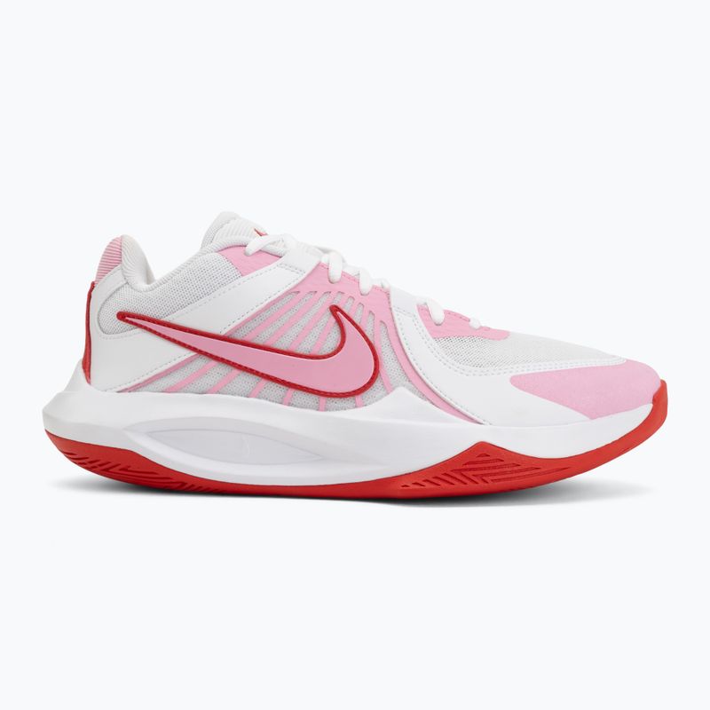 Volejbalové topánky Nike Zoom Hyperspeed Court 2 white/pink rise/university red 2