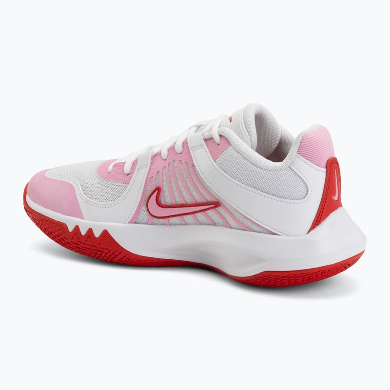 Volejbalové topánky Nike Zoom Hyperspeed Court 2 white/pink rise/university red 3