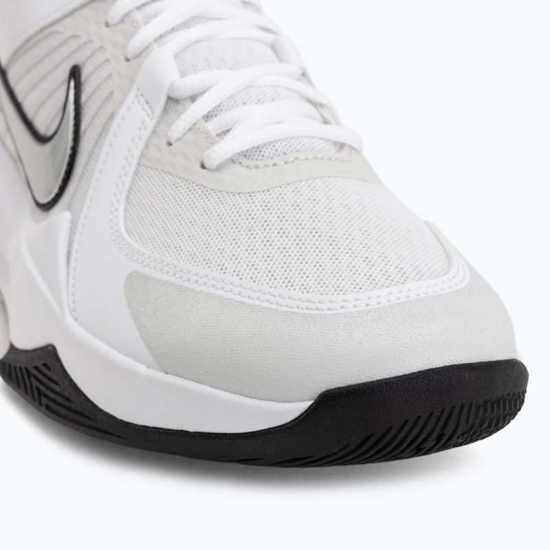 Volejbalové topánky Nike Zoom Hyperspeed Court 2 white/metallic silver/black 7