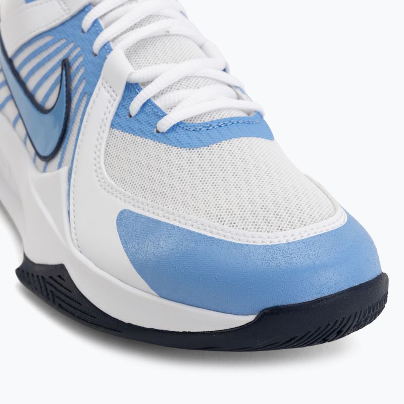 Volejbalové topánky Nike Zoom Hyperspeed Court 2 white/valor blue/midnight navy 7