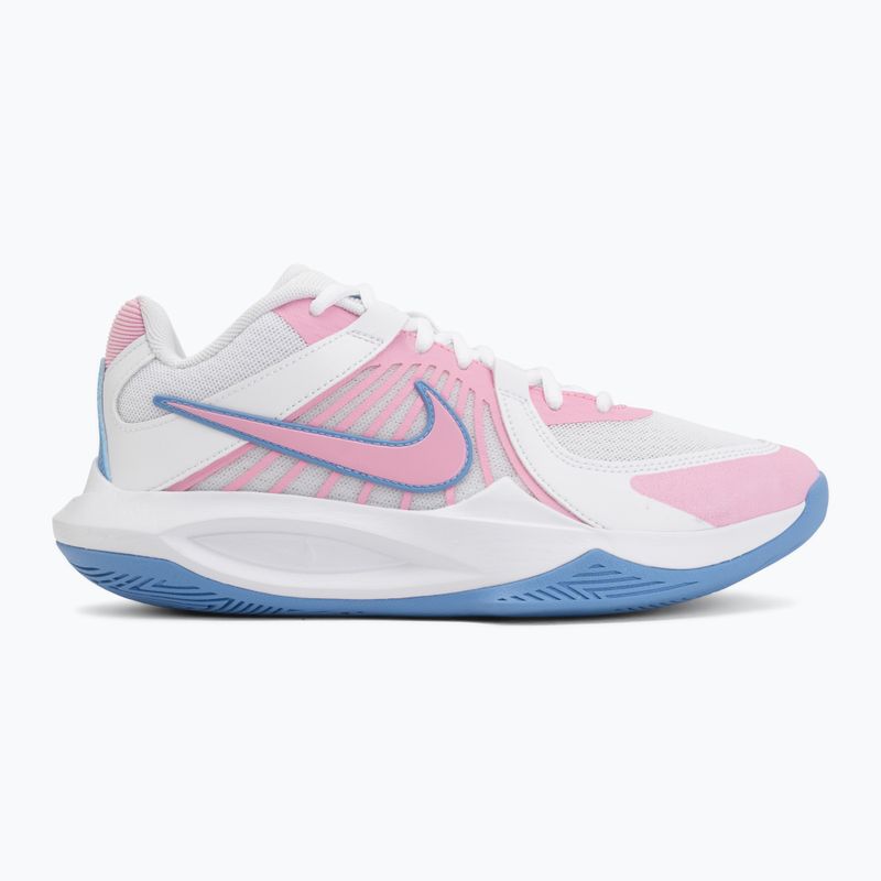 Volejbalové topánky Nike Zoom Hyperspeed Court 2 white/pink rise/valor blue 2