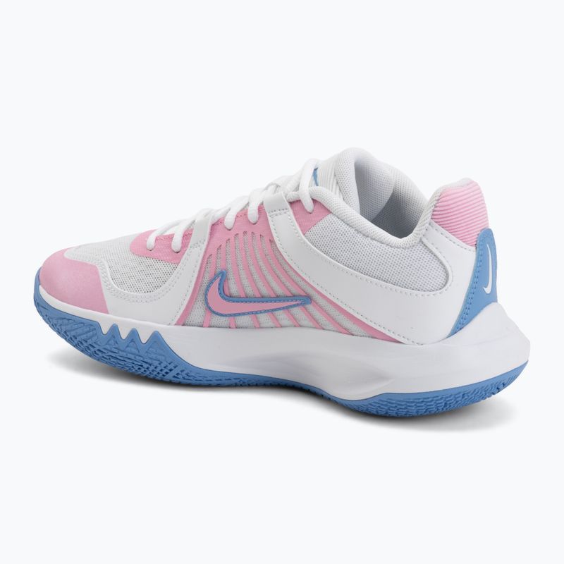 Volejbalové topánky Nike Zoom Hyperspeed Court 2 white/pink rise/valor blue 3