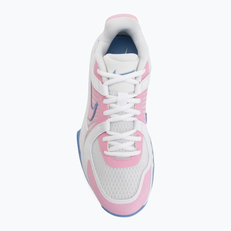 Volejbalové topánky Nike Zoom Hyperspeed Court 2 white/pink rise/valor blue 5