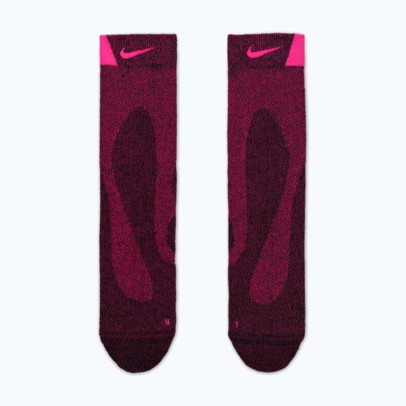 Ponožky Nike Run Lightweight Micro Crew Black/Hyper Pink/Hyper Pink 2