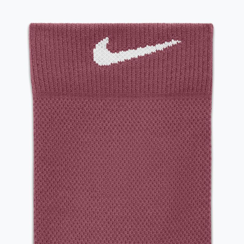Ponožky Nike Run Midweight Crew pink smoke/pink rise/white 4