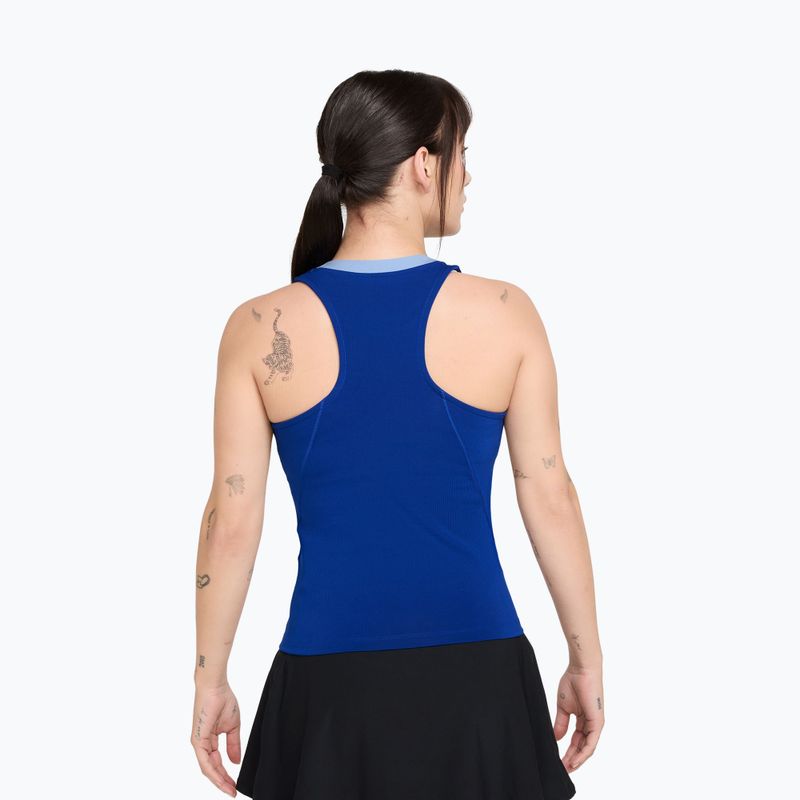 Dámske tričko Nike Court Dri-Fit Advantage old royal/white 2