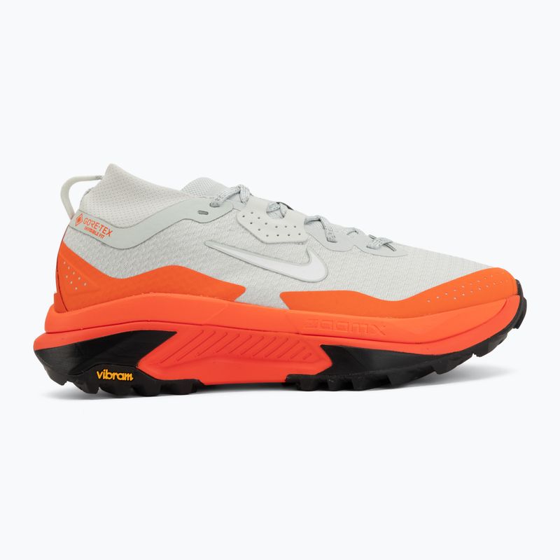 Pánske bežecké topánky Nike ACG Zegama Trail GORE-TEX light silver/safety orange/summit white 2