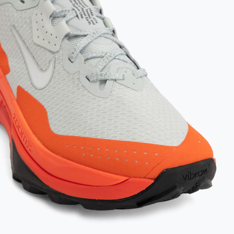 Pánske bežecké topánky Nike ACG Zegama Trail GORE-TEX light silver/safety orange/summit white 7