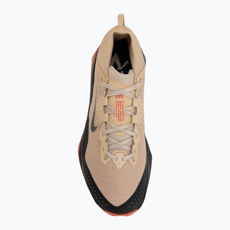 Pánske bežecké topánky Nike ACG Zegama Trail GORE-TEX linen/light crimson/light orewood brown/black 5
